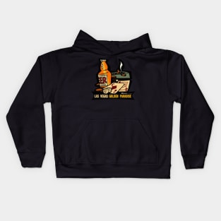 Vintage Vegas Travel Kids Hoodie